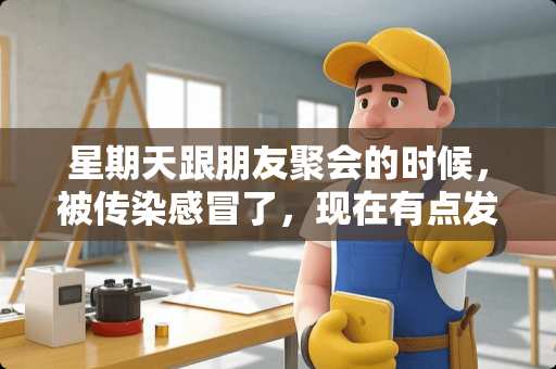 星期天跟朋友聚会的时候，被传染感冒了，现在有点发烧，要吃什么药退烧快啊？