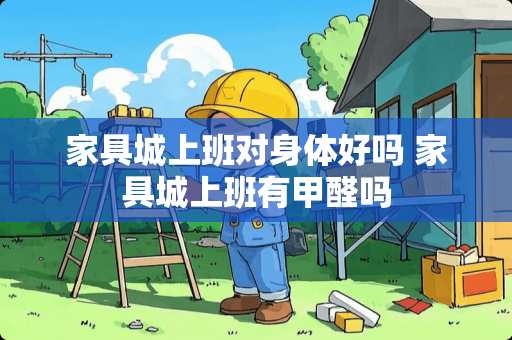 家具城上班对身体好吗 家具城上班有甲醛吗