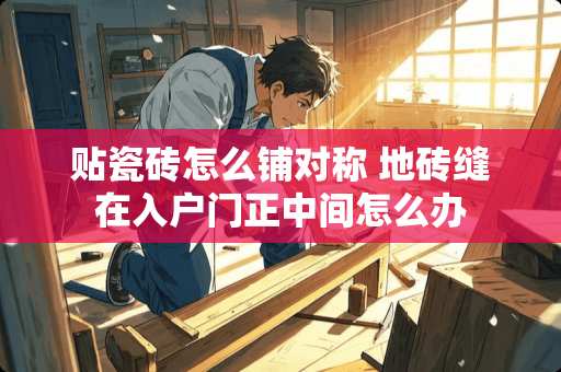 贴瓷砖怎么铺对称 地砖缝在入户门正中间怎么办