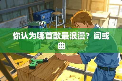 你认为哪首歌最浪漫？词或曲