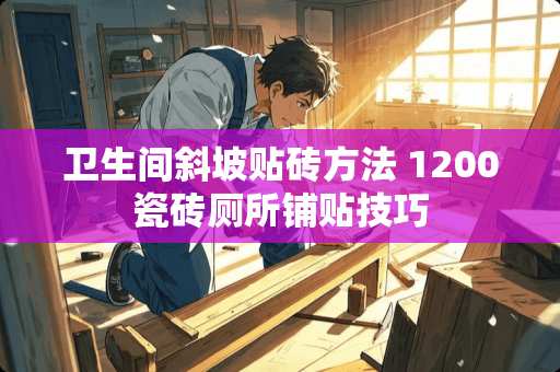 卫生间斜坡贴砖方法 1200瓷砖厕所铺贴技巧