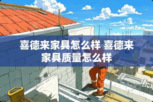 喜德来家具怎么样 喜德来家具质量怎么样