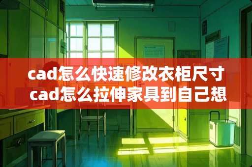cad怎么快速修改衣柜尺寸 cad怎么拉伸家具到自己想要的尺寸