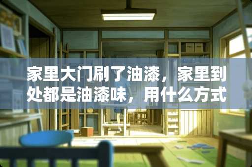 家里大门刷了油漆，家里到处都是油漆味，用什么方式能够快速的去除味道降低污染 淘米水能去除家具油漆味原理