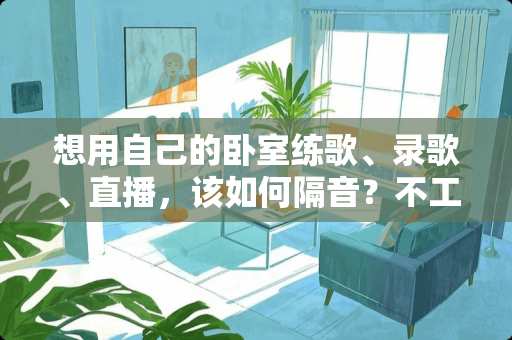 想用自己的卧室练歌、录歌、直播，该如何隔音？不工作的时候像平常打开，工作的时候就关起隔音 直播间怎样才不会反光