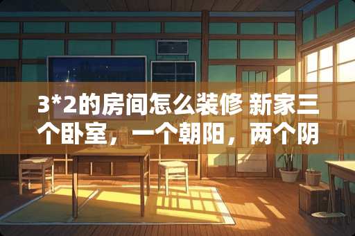 3*2的房间怎么装修 新家三个卧室，一个朝阳，两个阴面