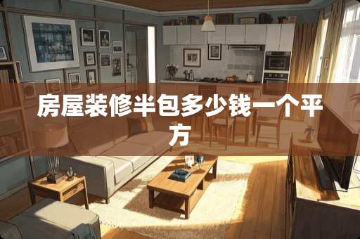 房屋装修半包多少钱一个平方