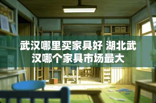 武汉哪里买家具好 湖北武汉哪个家具市场最大