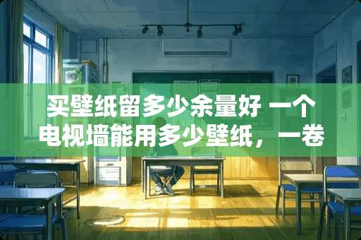 买壁纸留多少余量好 一个电视墙能用多少壁纸，一卷壁纸能贴多少平方