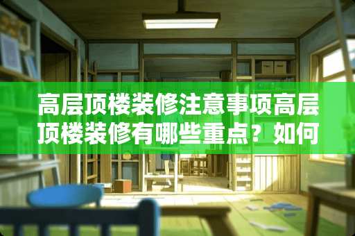 高层顶楼装修注意事项高层顶楼装修有哪些重点？如何装修更实惠 卫生巾搭配套餐说明