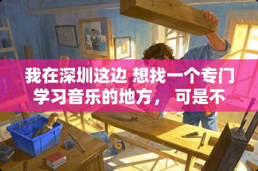 我在深圳这边 想找一个专门学习音乐的地方， 可是不知道到什么地方学？