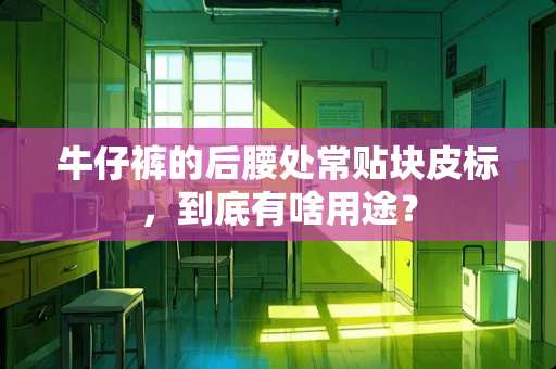 牛仔裤的后腰处常贴块皮标，到底有啥用途？