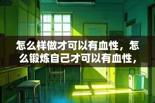 怎么样做才可以有血性，怎么锻炼自己才可以有血性，怎么样才算是有血性的人