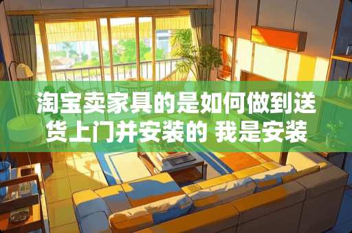 淘宝卖家具的是如何做到送货上门并安装的 我是安装家具的师傅，在网上怎么接单，安装和配送