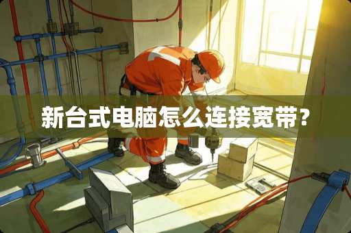 新台式电脑怎么连接宽带？