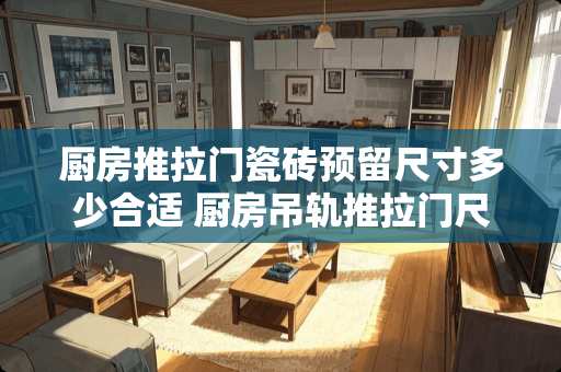 厨房推拉门瓷砖预留尺寸多少合适 厨房吊轨推拉门尺寸