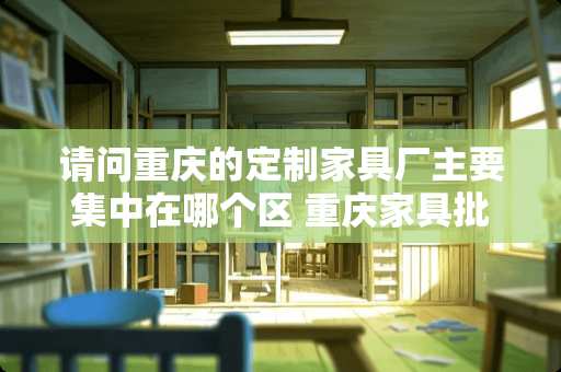 请问重庆的定制家具厂主要集中在哪个区 重庆家具批发市场哪家性价比高