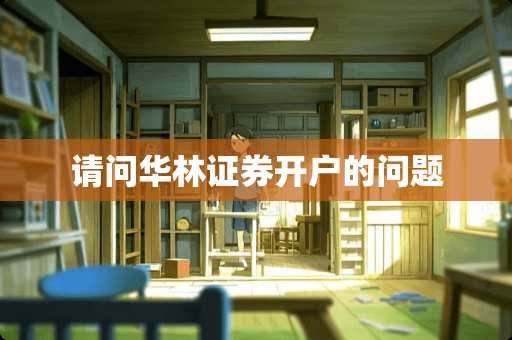 请问华林证券开户的问题