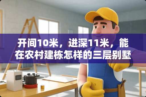 开间10米，进深11米，能在农村建栋怎样的三层别墅 57平两卧室朝南如何装修
