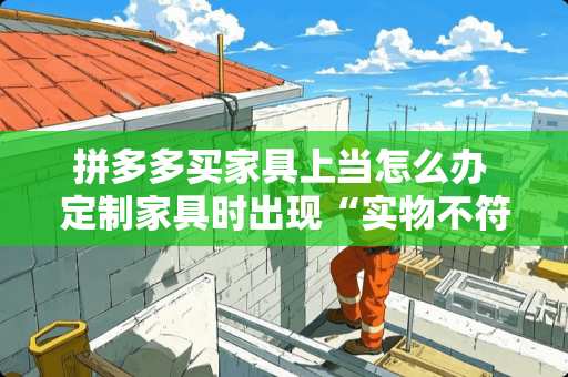 拼多多买家具上当怎么办 定制家具时出现“实物不符”“甲醛超标”等问题，该怎么规避