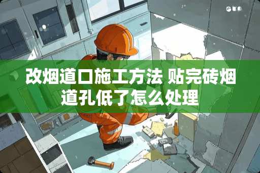 改烟道口施工方法 贴完砖烟道孔低了怎么处理
