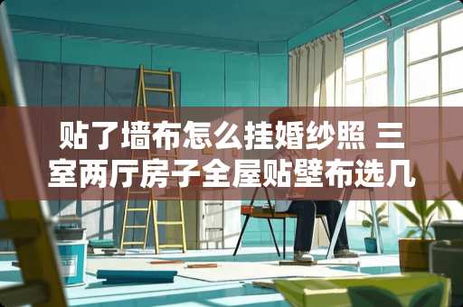 贴了墙布怎么挂婚纱照 三室两厅房子全屋贴壁布选几种颜色好