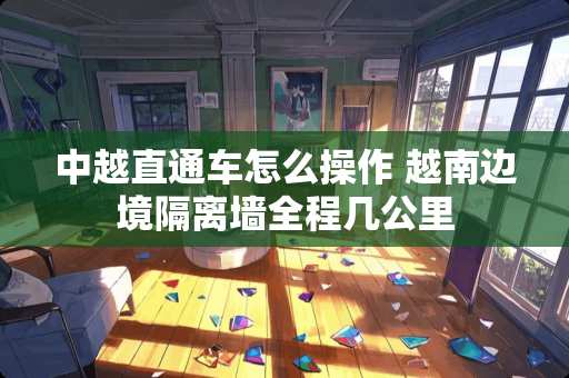 中越直通车怎么操作 越南边境隔离墙全程几公里