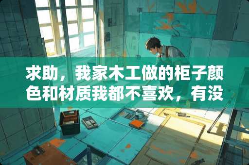 求助，我家木工做的柜子颜色和材质我都不喜欢，有没有办法补救？