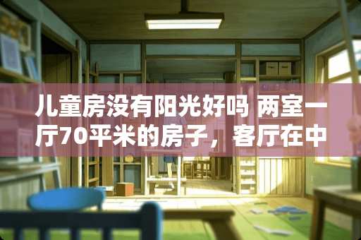 儿童房没有阳光好吗 两室一厅70平米的房子，客厅在中间，两个卧室向阳，怎么装修的