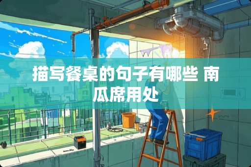 描写餐桌的句子有哪些 南瓜席用处