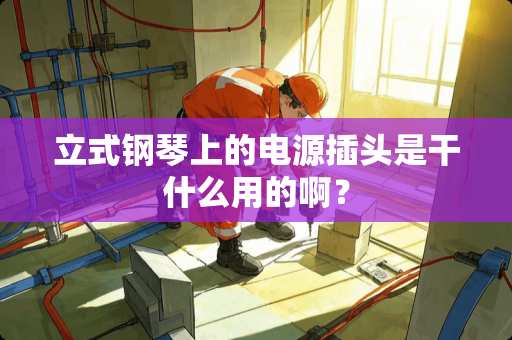 立式钢琴上的电源插头是干什么用的啊？