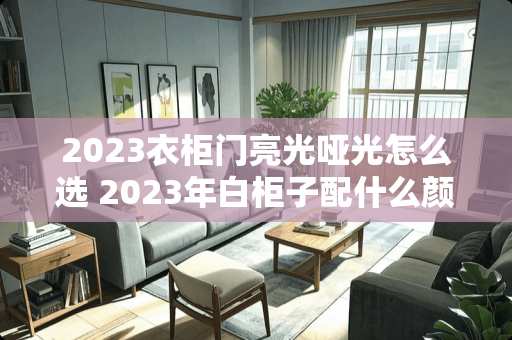 2023衣柜门亮光哑光怎么选 2023年白柜子配什么颜色*胶漆