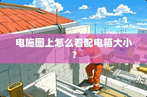 电施图上怎么看配电箱大小? 电施图上怎么看配电箱大小?