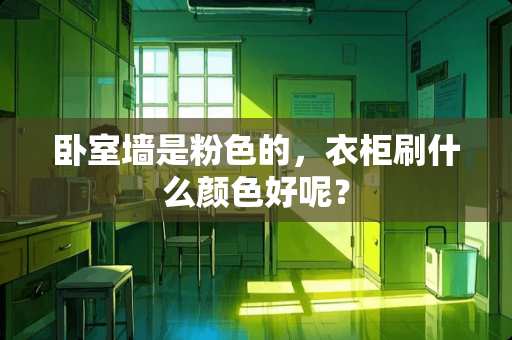 卧室墙是粉色的，衣柜刷什么颜色好呢？