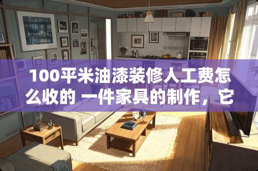 100平米油漆装修人工费怎么收的 一件家具的制作，它的油漆费用占整个费用的多少