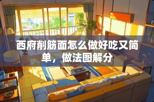 西府削筋面怎么做好吃又简单，做法图解分