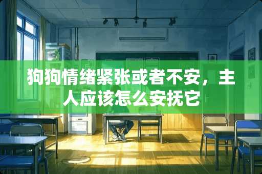 狗狗情绪紧张或者不安，主人应该怎么安抚它