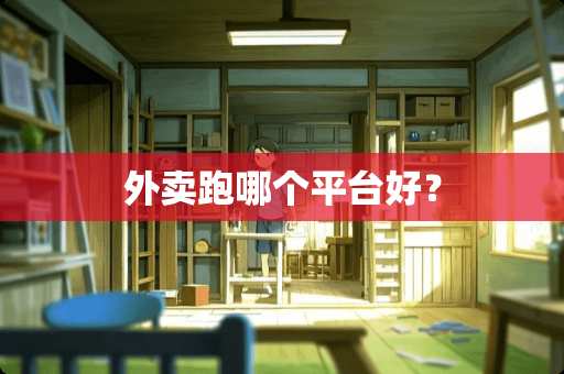 外卖跑哪个平台好？