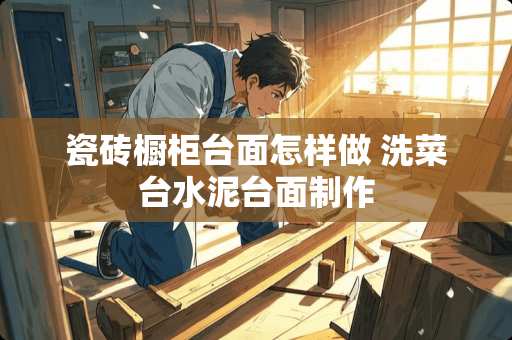 瓷砖橱柜台面怎样做 洗菜台水泥台面制作