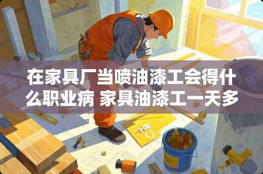 在家具厂当喷油漆工会得什么职业病 家具油漆工一天多少钱