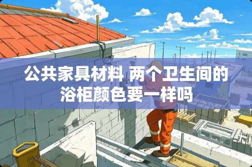 公共家具材料 两个卫生间的浴柜颜色要一样吗