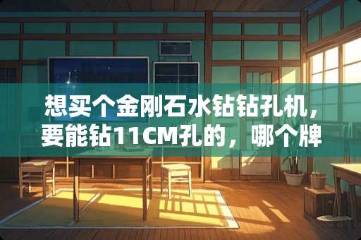 想买个金刚石水钻钻孔机，要能钻11CM孔的，哪个牌子性价比好，首先要耐用好用，再是便宜些，博世的太贵了 vivo一个孔是什么牌子