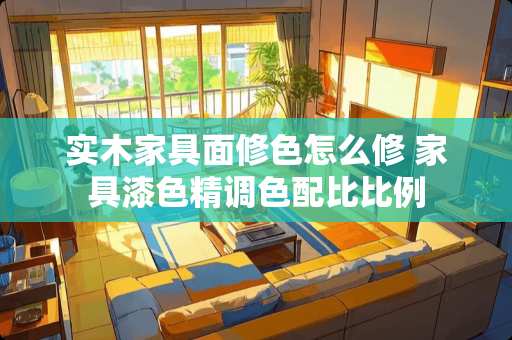 实木家具面修色怎么修 家具漆色精调色配比比例