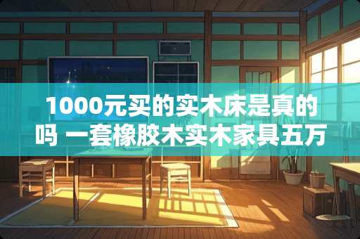 1000元买的实木床是真的吗 一套橡胶木实木家具五万元怎么样