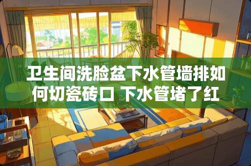 卫生间洗脸盆下水管墙排如何切瓷砖口 下水管堵了红砖怎样拆瓷砖