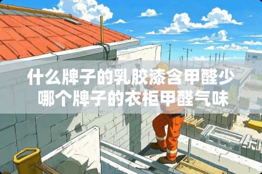 什么牌子的乳胶漆含甲醛少 哪个牌子的衣柜甲醛气味不重的？新房马上要装修了，想提前了解一下