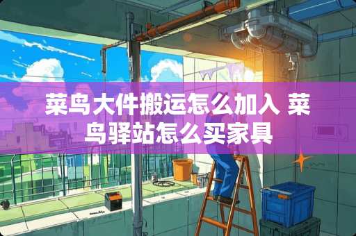 菜鸟大件搬运怎么加入 菜鸟驿站怎么买家具