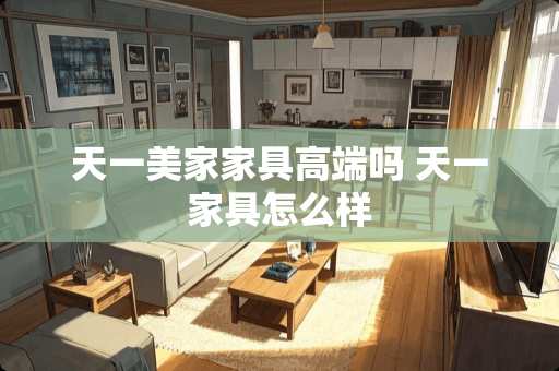 天一美家家具高端吗 天一家具怎么样