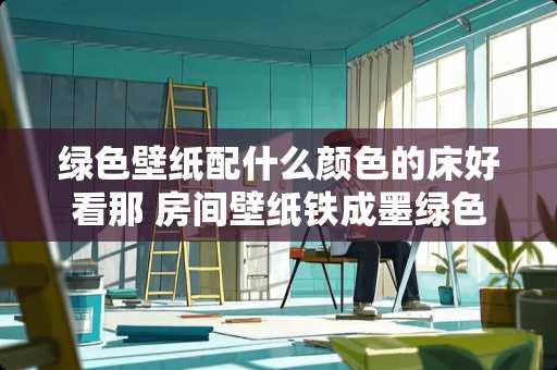 绿色壁纸配什么颜色的床好看那 房间壁纸铁成墨绿色，地板和家具要用什么颜色