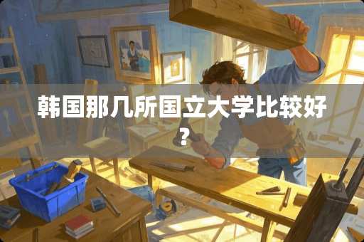 韩国那几所国立大学比较好？